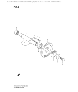 SUZUKI, LTA500XP L0 US, KURBEL AUSGLEICHSWELLE