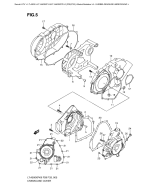 SUZUKI, LTA 500 XP US King Quad L0, KURBELGEHAEUSE ABDECKUNG