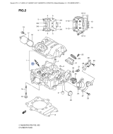 SUZUKI, LTA500XP L0 US, ZYLINDER KOPF