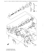 SUZUKI, LTA500XP L0 US, KEGEKRADGETRIEBE FRONT