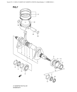 SUZUKI, LTA 500 XP US King Quad L0, KURBELWELLE