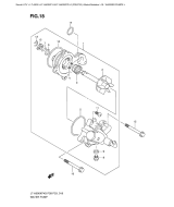 SUZUKI, LTA500XP L0 US, WASSER PUMPE