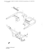 SUZUKI, LTA 500 XP US King Quad L1, FUSSSTUETZE