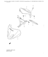 SUZUKI, LTA500XP L1 US, GRIFFABDECKUNG LTA500XPZL1 P33