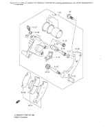 SUZUKI, LTA500XP L1 US, FRONT BREMSSATTEL