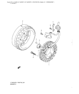 SUZUKI, LTA 500 XP US King Quad L1, ZUENDMAGNET