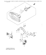 SUZUKI, LTA500XP L1 US, KOMBINATIONSLAMPE HINTEN LTA500XPL1 P28