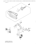 SUZUKI, LTA 500 XP US King Quad L1, KOMBINATIONSLAMPE HINTEN LTA500XPZL1 P28