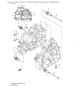 SUZUKI, LTA500XP L1 US, KURBELGEHAEUSE