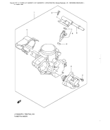 SUZUKI, LTA 500 XP US King Quad L1, DROSSELGEHAEUSE