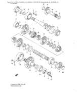 SUZUKI, LTA500XP L1 US, GETRIEBE 2