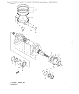 SUZUKI, LTA 500 XP US King Quad L1, KURBELWELLE