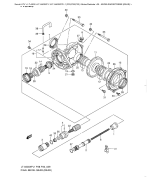 SUZUKI, LTA 500 XP US King Quad L1, KEGELRADGETRIEBE REAR