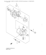 SUZUKI, LTA500XP L1 US, WASSER PUMPE