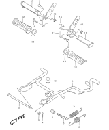 SUZUKI, Suzuki AY50WRX, STAENDER