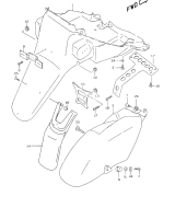 SUZUKI, Suzuki AY50WRX, HINTERER KOTFLUEGEL