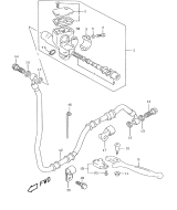 SUZUKI, Suzuki AY50WRX, HINTERER HAUPTBREMSZYLINDER