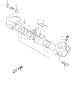 SUZUKI, Suzuki AY50WRX, HINTERE BREMSZANGE