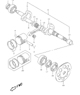 SUZUKI, Suzuki AY50WRX, KURBELWELLE