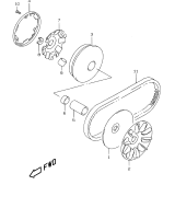 SUZUKI, Suzuki AY50WRX, GETRIEBE 1