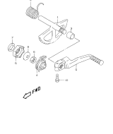 SUZUKI, AY 50 WR Katana X, KICKSTARTER