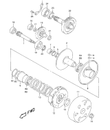 SUZUKI, Suzuki AY50WRX, GETRIEBE 2