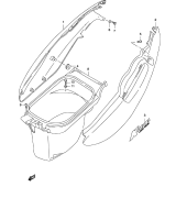 SUZUKI, AY 50 W Katana K3, RAHMENVERKLEIDUNG