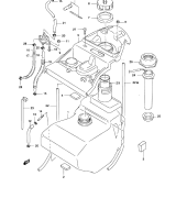 SUZUKI, AY 50 W Katana K3, TREIBSTOFFTANK