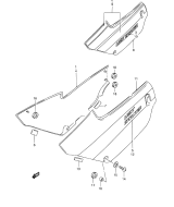 SUZUKI, RG80M, RAHMENVERKLEIDUNG