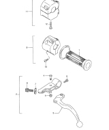 SUZUKI, RG80M, LINKER GRIFFSCHALTER