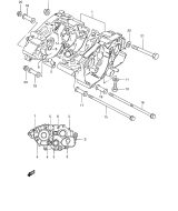 SUZUKI, RG 80 Gamma M, KURBELGEHAEUSE