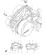 SUZUKI, RG 80 Gamma M, KURBELGEHAEUSE ABDECKUNG