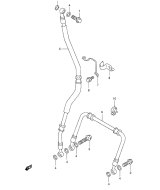 SUZUKI, TL 1000 S V, FRONT BREMSLEITUNG