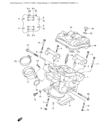 SUZUKI, TL 1000 S W, HINTERER ZYLINDERKOPF
