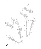 SUZUKI, TL 1000 S W, NOCKENWELLE VENTIL