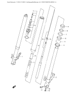 SUZUKI, TL 1000 S V, FRONT DAEMPFER