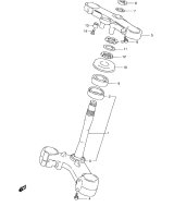 SUZUKI, Suzuki TL1000 SV, LENKGEHAEUSE