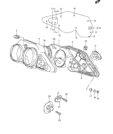 SUZUKI, TL 1000 S V, TACHOMETER