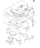 SUZUKI, TL 1000 S W, RUECKLICHT