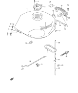 SUZUKI, Suzuki TL1000 SV, TREIBSTOFF TANK