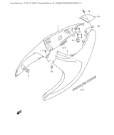SUZUKI, TL 1000 S W, RAHMEN VERKLEIDUNG