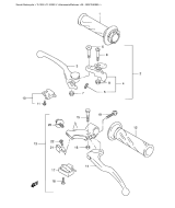 SUZUKI, TL 1000 S W, GRIFFHEBEL