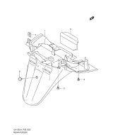 SUZUKI, UH 125 Burgman L4, HINTERER KOTFLUEGEL
