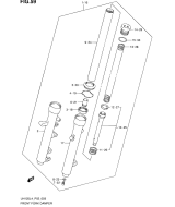 SUZUKI, UH 125 Burgman L4, FRONT DAEMPFER