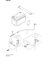 SUZUKI, Suzuki UH125 L4, BATTERIE