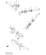 SUZUKI, Suzuki UH125 L4, NOCKENWELLE VENTIL