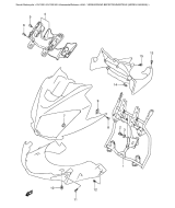 SUZUKI, DL 1000 V-Strom K6, VERKLEIDUNG BEFESTIGUNGSTEILE