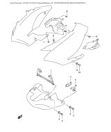 SUZUKI, DL 1000 V-Strom K6, SEITENVERKLEIDUNG BEFESTIGUNGSTEILE