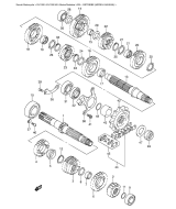 SUZUKI, DL 1000 V-Strom K6, GETRIEBE