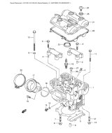 SUZUKI, DL 1000 V-Strom K6, HINTERER ZYLINDERKOPF